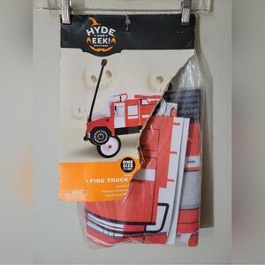 Wagon/ stroller clip on fire truck